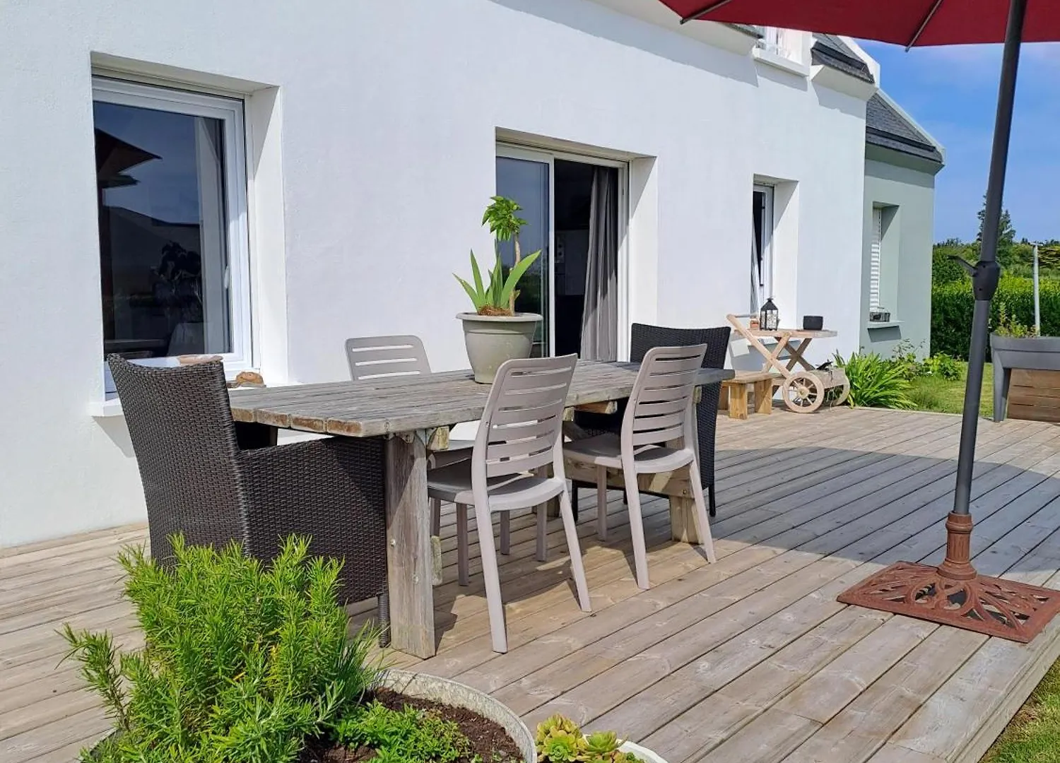 Maison Traditionnelle Et Moderne Avec Vue Mer Treffiagat Дом отдыха